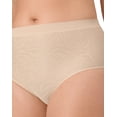 thumbnail image 4 of Bali One Smooth U All-Around Smoothing Underwear Brief Almond Mixed Animal 9 Women's, 4 of 4