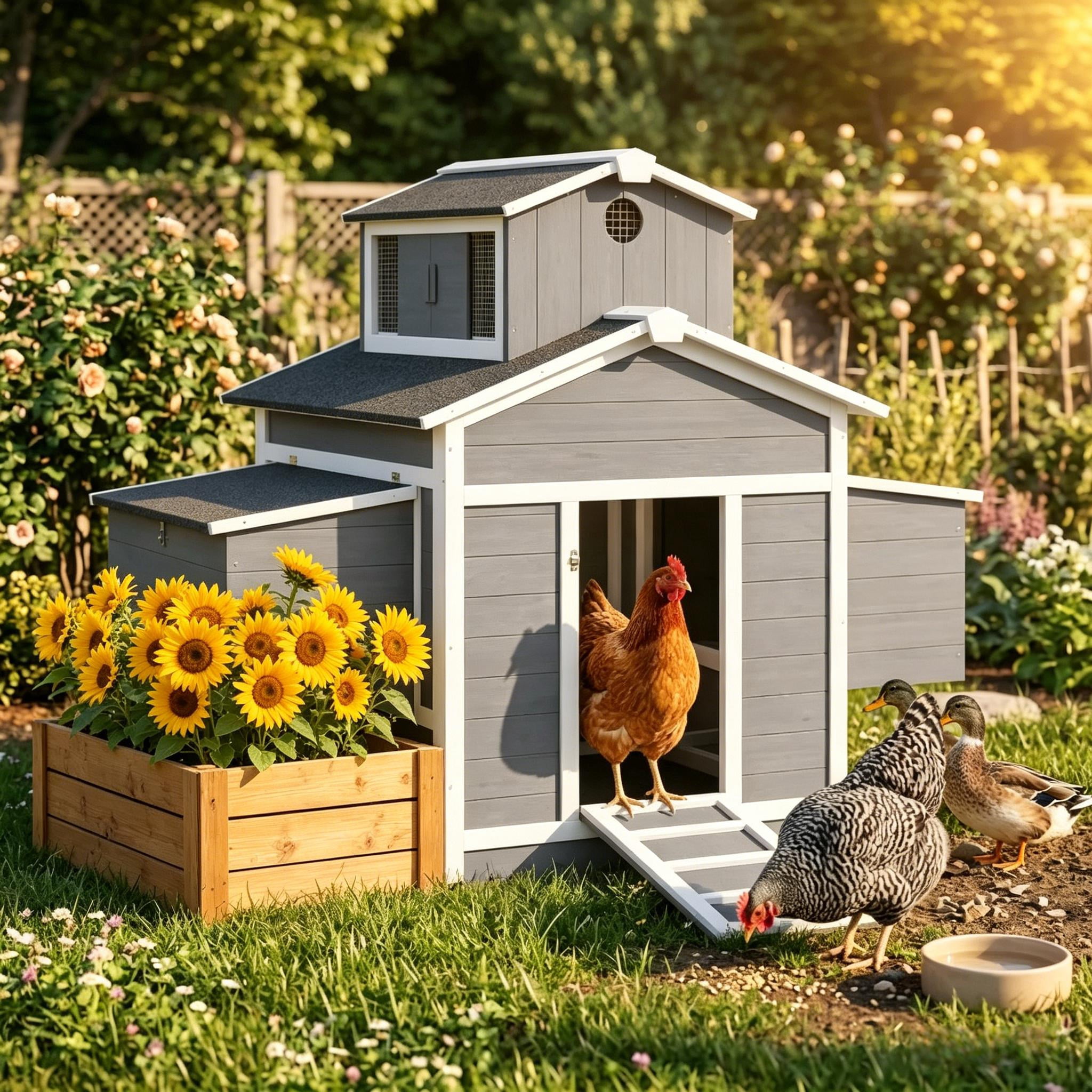 Wooden Pet House, Hen House Chicken Coop