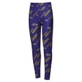 thumbnail image 2 of Women's Concepts Sport Purple Baltimore Ravens Breakthrough Allover Print Knit Sleep Leggings, 2 of 3