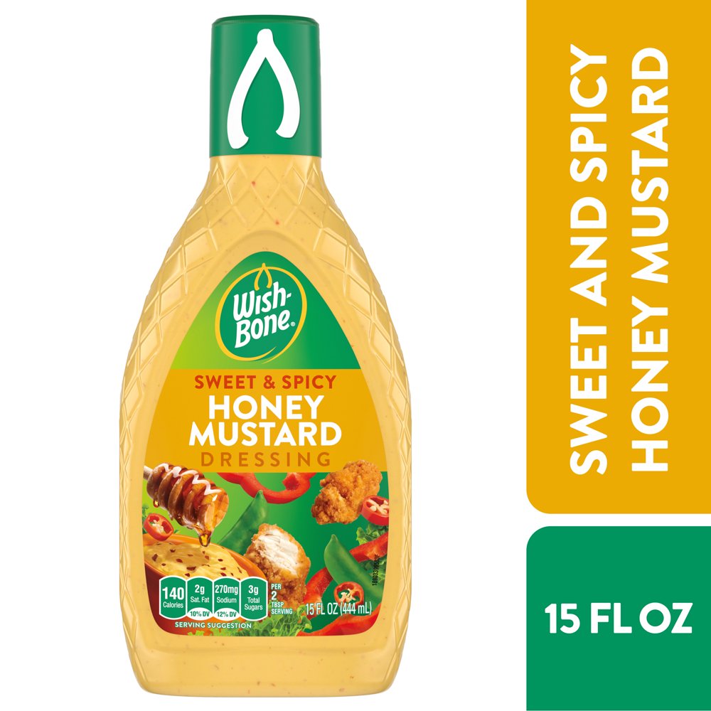 WishBone Sweet & Spicy Honey Mustard Dressing 15 FL OZ