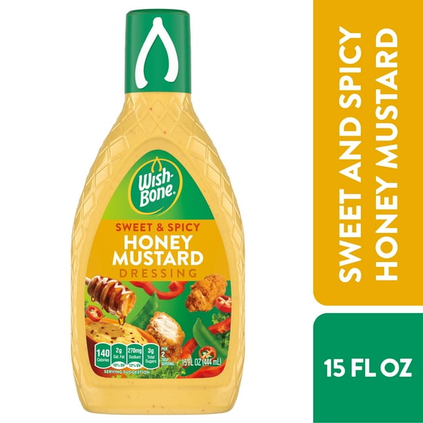 WishBone Sweet & Spicy Honey Mustard Dressing 15 FL OZ