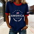 thumbnail image 2 of CUSTG Women T-Shirts Commemorative Graphic T Shirt Tee Anniversary Celebration Casual Comfort O-Neck 1776-2026 Celebrate America's 250th Anniversary Cozy Tops, 2 of 4