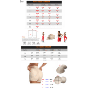 BIMEI 2PS Sponge Butt Lifter Padded Panties Womens Short Shapewear Hip Enhanced Underwear Tummy Control,Beige,3XL
