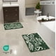 thumbnail image 3 of Juego de alfombras de baño LANE LINEN Christmas Green, 2 piezas, 3 of 7