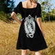 thumbnail image 5 of Lindo vestido de flores de primavera y verano de manga corta, vestidos cortos, vestidos atrevidos, estilo coreano., 5 of 7