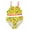 Yellow, variant on Just Love Great Fit Female Swimsuit Sets. Nylon, 4