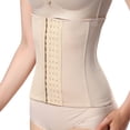 thumbnail image 4 of Defitshape Women's Waist Trainer Corsets Hourglass Underbust Weight Loss Plus Size Body Shaper Cincher Tummy Control Corset Slimmer Belly Band Waist Stomach Wraps Nude 3X-Large, 4 of 5