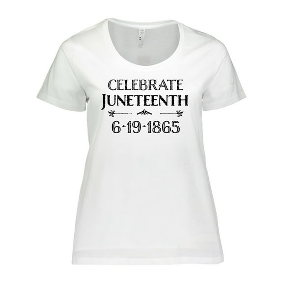 Inktastic Celebrate Juneteenth Women's Plus Size T-Shirt