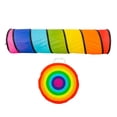 thumbnail image 4 of Túnel de juegos para niños, juego de tienda de campaña multicolor plegable, juguete para niños, túnel, tienda de campaña para perros y gatos, interior Con bolso de mano, 4 of 8