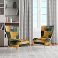 thumbnail image 2 of Designart "Cubism Geometric Plains II" Upholstered Abstract Accent Chair and Modern & Contemporary Arm Chair - Multiple Color & Pattern, 2 of 7