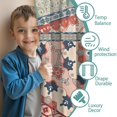 thumbnail image 3 of Blackout Kids Curtains,Multicolor Ethnic Patchwork Pattern Childrens Insulated Curtains Set Of 2,Bedroom Essentials,Toddler Room Decor 52x84in(132x213cm), 3 of 5