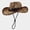 Coffee, variant on CHENge Unisex Adjustable Sun Hat For Outdoor Casual Wear And All Seasons