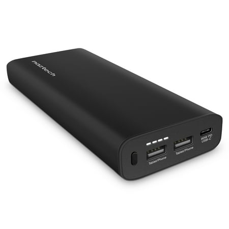 UPC 633755144868 product image for Naztech 26800mAh 60W PD Portable Charger in Black | upcitemdb.com