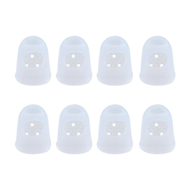 Protectores de Dedos de Silicona Strade Fareast Limited 8 Piezas para Guitarra