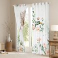 thumbnail image 3 of Feelyou Rustic Wildlife Duck Curtains Pack of 2 (42x84 Each), Cartoon Spring Flower Plant Curtains Blackout, Cute Animal Bedroom Curtains, Blackout Curtains Home Decor, 3 of 6
