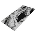 thumbnail image 2 of Big Shark Desk Mats Large Mouse Pad Long Keyboard Computer Rubber Base Non-Slip Mats Accessories Decor for Office Home 16.5"x35.4", 2 of 9