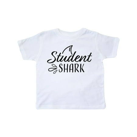 

Inktastic Student Shark with Fin Gift Toddler Boy or Toddler Girl T-Shirt