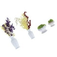 thumbnail image 3 of Juego de plantas artificiales en maceta, 4 piezas de simulación en macetas para paisajismo, plantas artificiales, durabilidad extendida, 3 of 9