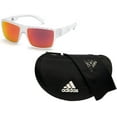 thumbnail image 2 of Adidas SP0006 26G 57MM Crystal/Smoke Orange Mirror Lens Rectangular Sunglasses for Men + BUNDLE With Designer iWear Complimentary Eyewear Kit, 2 of 4