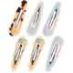 thumbnail image 1 of Girls Hair Accessories Women Styling Hair Clip Fashion Square Acetate Sheet 6Pcs, 1 of 4