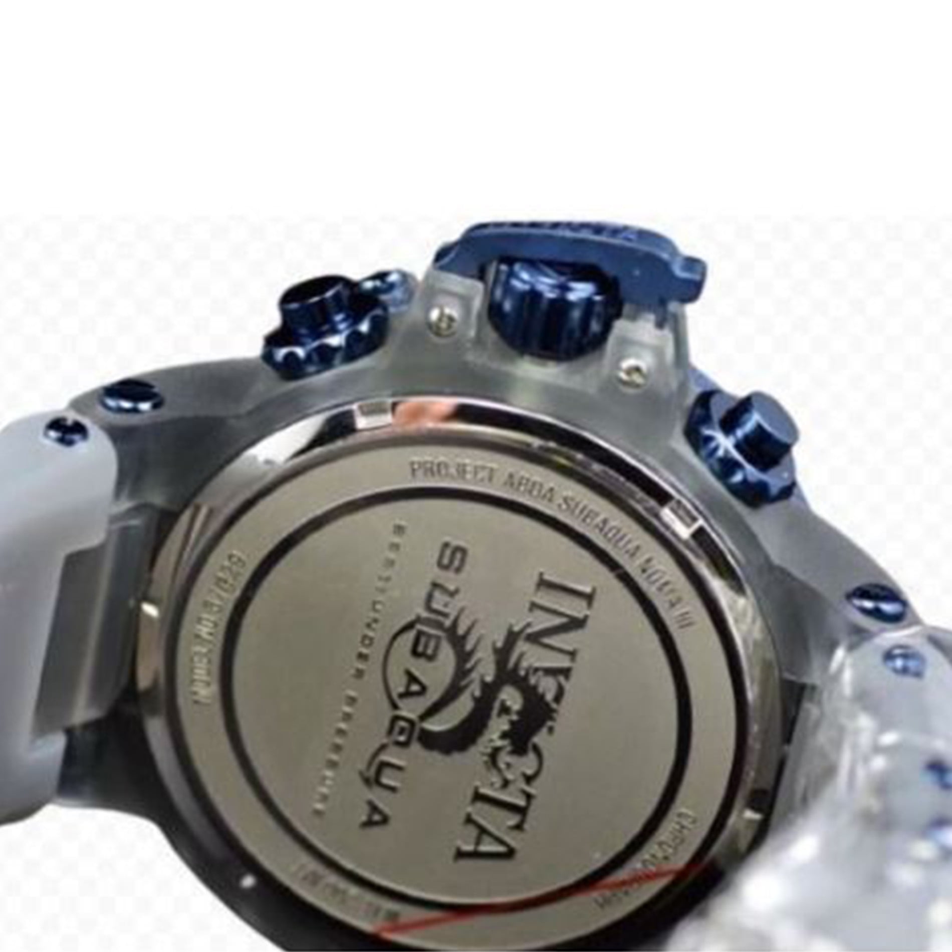 Invicta Men's 37329 Subaqua Quartz Chronograph Black, White, Blue Dial Watch