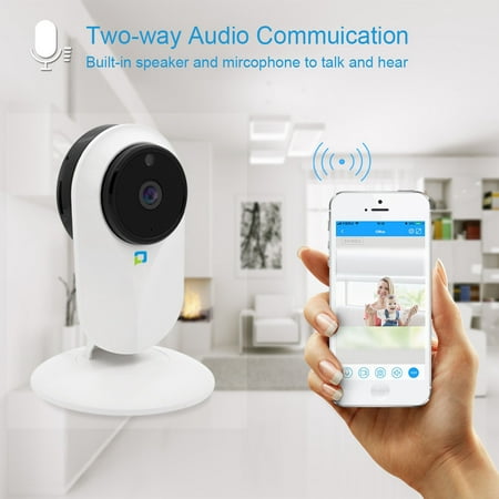HD 1080P WIFI Security Camera with Night Version Motion Dection Two-Way (Best Night Vision Under 500)