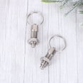 thumbnail image 2 of KAKOWELY Spring Pin 2pcs Stainless Steel Knob Plunger Split Position Column Spring Pin Screw Type Quick Release Pin (LHFSS-10-1.5-6 Stainless Steel Round Head), 2 of 4