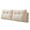 White, variant on Back cushion bed, bed headboard cushion, comfortable reading cushion, headboard padded bed backrest, dustproof thick back cushion reading cushion, removable, washable