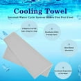 thumbnail image 2 of Cooling Towel, 4 Pack Cool Towels Microfiber Chilly Ice Cold Head Band Bandana Neck Wrap (35"x 12") for Athlete Men Women Youth Kids Dogs Yoga Outdoor Golf Running Hiking Sports Camping Travel, 2 of 6