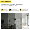 thumbnail image 2 of NUWATT 3 Inch Slim Recessed LED Ceiling Light (6 Pack) 6W, 5 CCT: 2700K-5000K, 420 lumens, 120V, Dimmable, IC Rated, w/ J Box, White Trim, 2 of 6