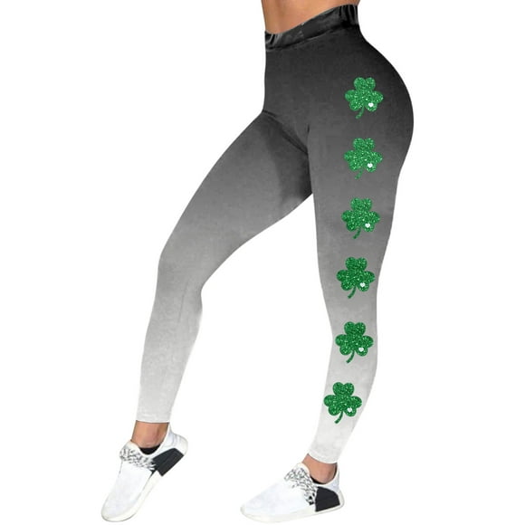 Fvwitlyh Bell Bottom Pants Women Leopard Cheetah Print Pocket High Waist Casual Yoga Pants Tights Dark Gray,XL