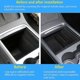 thumbnail image 3 of Update Center Console Organizer Tray for Latest 2021 2022 Tesla Model 3 Model Y, Car Interior Flocked Armrest Hidden Cubby Drawer Flocking Storage Box, 3 of 5