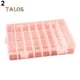 thumbnail image 2 of Detachable 24 Compartment Plastic Storage Box Container Jewelry Tool Case Fashion, 2 of 4