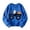 Blue, variant on Cute Halloween Sweatshirts For Toddler Boys Ghost Pumpkin Print Shirt Crewneck Long Sleeve Tops Preppy Pullover Kids Clothes Size 2-3T