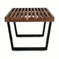 thumbnail image 4 of Nelson Bench with Solid Ash Wood and ebonized wood legs, 4 of 5