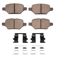 thumbnail image 3 of KarParts360 For Chevy Trax 2018 19 20 21 2022 Brake Pads | Mechanical Pad Wear Sensor Type | 16mm/0.63in Inner Overall Thickness | 106.5mm/4.19in Inner Width | 45.9mm/1.81in Outer Pad Height, 3 of 4
