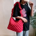 thumbnail image 1 of Bolso de mano acolchado Bolso de moda acolchado de algodón Bolso bandolera grande para mujer, 1 of 9
