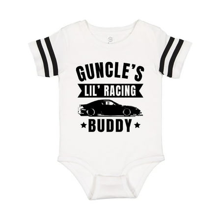 

Inktastic Guncles Lil Racing Buddy Gift Baby Boy or Baby Girl Bodysuit