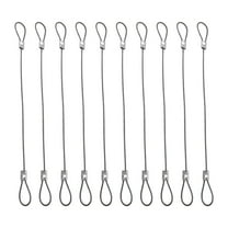 MARINE CITY Double-Ended Lanyard Cable, 316 Stainless Steel, 6-1/2 Inch, Protective Coating, Corrosion-Resistant, Durable, Ideal for Marine Components and Vessels Pack of 10