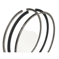 thumbnail image 2 of 98.25mm Piston Ring Set Compatible with Takeuchi TB175/TB175W/TB180FR/TB285 Excavator 1999-2012 4TNV98C 3.319L 4-Cylinder Naturally Aspirated Diesel 0.25mm Oversize 129E00-22950, 2 of 2