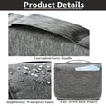 thumbnail image 4 of Hanging Toiletry Bag Large Capacity Men and Women Waterproof Travel Cosmetic Bag Bathroom Storage Bag (Grey), 4 of 5