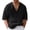 Black, variant on Krdevn Mens Shirts - Men's Summer Short Sleeve Striped Knit T Shirt Comfortable Stretch Casual Loose Fit Crew Neck Tee Shirt for Daily Wear,Mens Fall Shirts,Color:Coffee,Size:XL