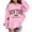 Pink, variant on Girls Casual Hoodies 2026 Long Sleeve New York Brooklyn Graphic Hooded Sweatshirt with Pockets Kids Pullover Tops