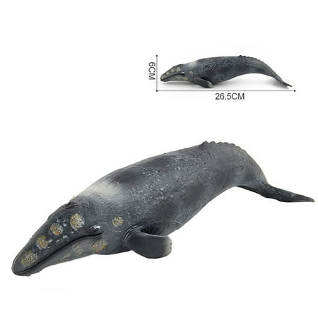 HALJEN Toddler Toys Age 1-2 Educational Lifelike Whales Shaped Toy Realistic Motion Animal Model for Kids