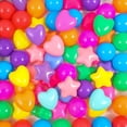thumbnail image 1 of 100 Bolas de Plástico Redondas Divertidas para Niños con Bolsa de 5.5 cm, 1 of 6