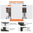 thumbnail image 3 of 84 Chairs Folding Chair Cart Heavy Duty Iron Mobile Stackable Chair Dolly, 3 of 8