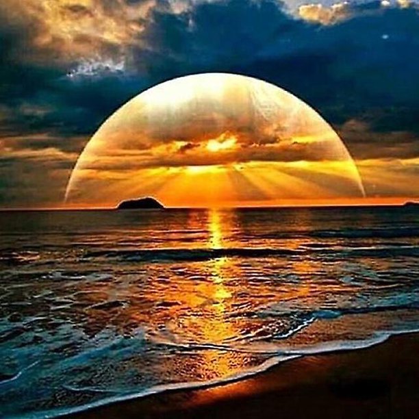 30x40cm Niños Adultos 5d Diy Diamond Art Painting Set - Vista Al Mar Del Atardecer, Manualidades De Bordado De Diamantes Completos, Pintura De Diamantes De Diamantes De Imitación De Cristal De Lona