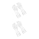 thumbnail image 3 of Bewildely Guantes de limpieza Cocina Látex Lavandería Lavavajillas Antiadherente Transparente Protector antideslizante para baño Blanco/M 2piezas, 3 of 6