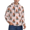 thumbnail image 2 of Rateoe German Shepherd Dog Pattern Mens Hoodie, Pullover Hooded Sweatshirt, Kangaroo Pocket Hoodie Ideal for Daily Wear, Travel and Home-Large, 2 of 7