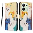 thumbnail image 1 of FOXDOCK Funda Tipo Cartera para Xiaomi Redmi Note 13 4G con Soporte y Correa – Diseño de Patrones Lindos, 1 of 6